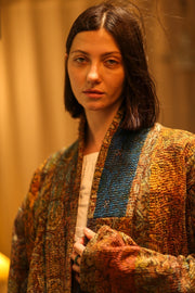 ARTISAN KANTHA KIMONO RIAA - sustainably made MOMO NEW YORK sustainable clothing, Coat slow fashion