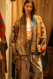 ARTISAN KANTHA KIMONO RIAA - sustainably made MOMO NEW YORK sustainable clothing, Coat slow fashion