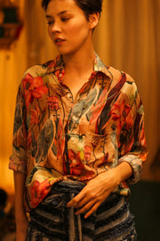 BOYFRIEND BILLIE LOTUS - sustainably made MOMO NEW YORK sustainable clothing, boyfrend shirt slow fashion