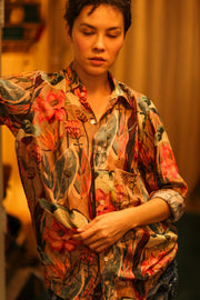 BOYFRIEND BILLIE LOTUS - sustainably made MOMO NEW YORK sustainable clothing, boyfrend shirt slow fashion