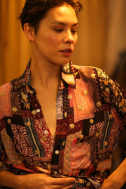 BOYFRIEND BILLIE TIM EMBROIDERED - sustainably made MOMO NEW YORK sustainable clothing, boyfrend shirt slow fashion