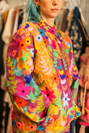 EMBROIDERED JACKET HOSIA - sustainably made MOMO NEW YORK sustainable clothing, bestseller slow fashion