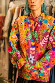 EMBROIDERED JACKET HOSIA - sustainably made MOMO NEW YORK sustainable clothing, bestseller slow fashion