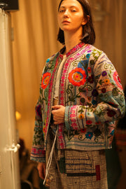 EMBROIDERED JACKET LIBBY - sustainably made MOMO NEW YORK sustainable clothing, coatandjacket slow fashion