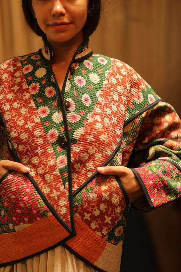 JACK KANTHA BOMBER JACKET - sustainably made MOMO NEW YORK sustainable clothing, bomber slow fashion