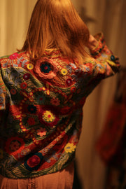 JACKET INGRID ALIN EMBROIDERED - sustainably made MOMO NEW YORK sustainable clothing, coatandjacket slow fashion