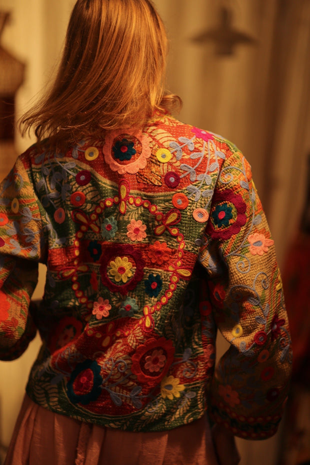 JACKET INGRID ALIN EMBROIDERED - sustainably made MOMO NEW YORK sustainable clothing, coatandjacket slow fashion