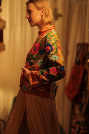 JACKET INGRID NANA EMBROIDERED - sustainably made MOMO NEW YORK sustainable clothing, coatandjacket slow fashion