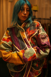 KANTHA ARTISAN JACKET MELEK - sustainably made MOMO NEW YORK sustainable clothing, bestseller slow fashion