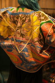 KANTHA EMBROIDERED JACKET ELA - sustainably made MOMO NEW YORK sustainable clothing, bestseller slow fashion
