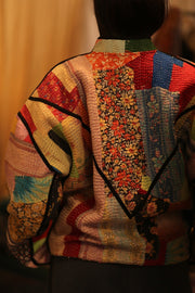 KANTHA JACKET BUSRAS - sustainably made MOMO NEW YORK sustainable clothing, coatandjacket slow fashion