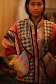KANTHA JACKET BUSRAS - sustainably made MOMO NEW YORK sustainable clothing, coatandjacket slow fashion