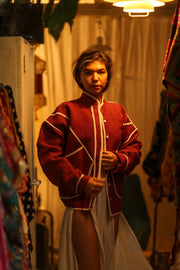 KANTHA JACKET CHERRINE NING - sustainably made MOMO NEW YORK sustainable clothing, coatandjacket slow fashion