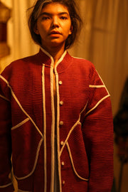 KANTHA JACKET CHERRINE NING - sustainably made MOMO NEW YORK sustainable clothing, coatandjacket slow fashion