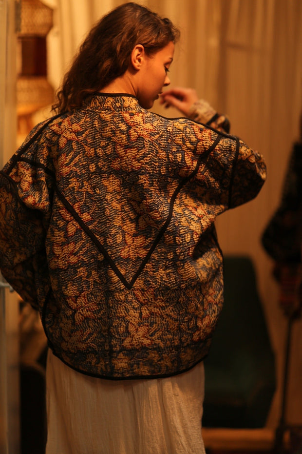 KANTHA JACKET GILBERT - sustainably made MOMO NEW YORK sustainable clothing, coatandjacket slow fashion