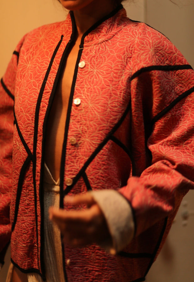 KANTHA JACKET JEROME - sustainably made MOMO NEW YORK sustainable clothing, coatandjacket slow fashion