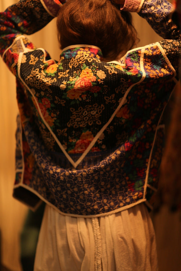 KANTHA JACKET KERSTA - sustainably made MOMO NEW YORK sustainable clothing, coatandjacket slow fashion