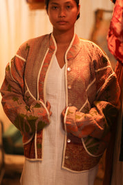 KANTHA JACKET LOREILA - sustainably made MOMO NEW YORK sustainable clothing, bestseller slow fashion
