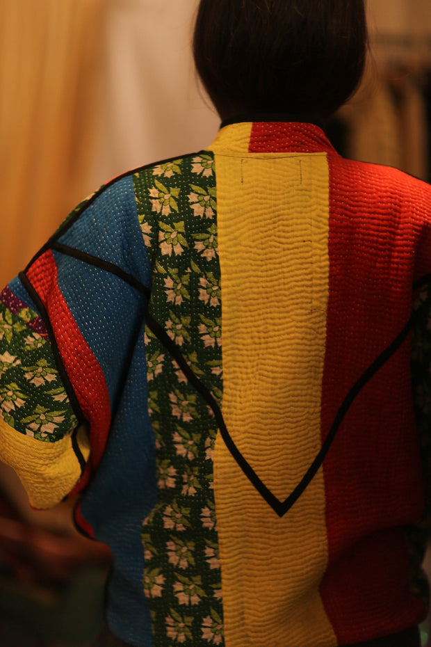 KANTHA JACKET MAYAN - sustainably made MOMO NEW YORK sustainable clothing, coatandjacket slow fashion