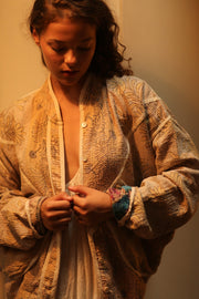 KANTHA JACKET MIRJA - sustainably made MOMO NEW YORK sustainable clothing, coatandjacket slow fashion