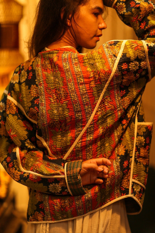 KANTHA JACKET NATCHA WANIT - sustainably made MOMO NEW YORK sustainable clothing, coatandjacket slow fashion