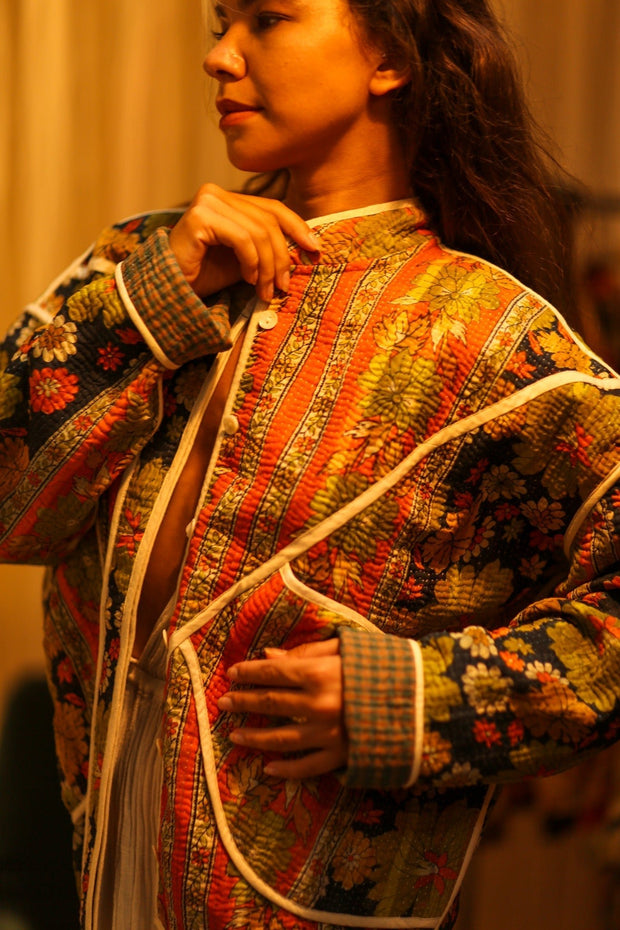 KANTHA JACKET NATCHA WANIT - sustainably made MOMO NEW YORK sustainable clothing, coatandjacket slow fashion