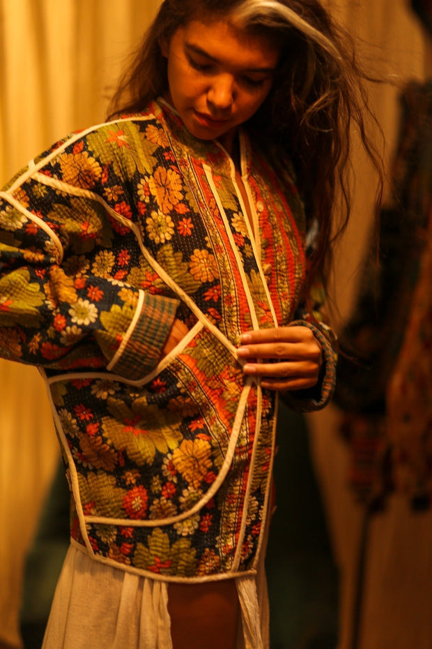 KANTHA JACKET NATCHA WANIT - sustainably made MOMO NEW YORK sustainable clothing, coatandjacket slow fashion