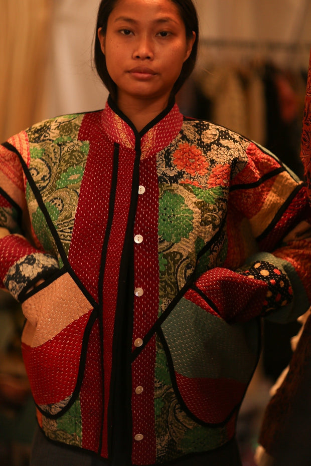KANTHA JACKET PAUL - sustainably made MOMO NEW YORK sustainable clothing, coatandjacket slow fashion