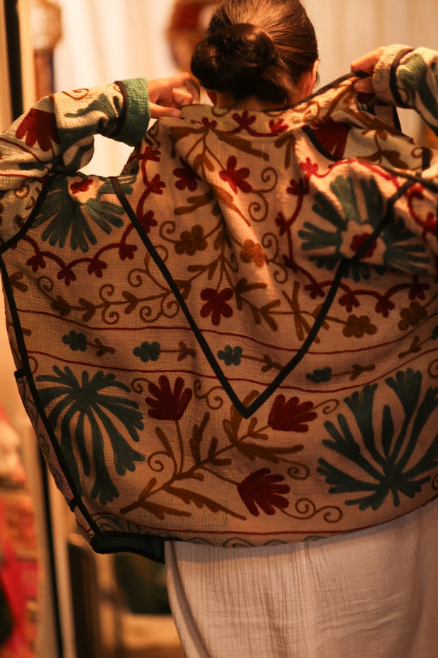 KANTHA JACKET PHILIP - sustainably made MOMO NEW YORK sustainable clothing, bestseller slow fashion