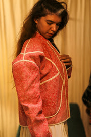 KANTHA JACKET PINK EDIT - sustainably made MOMO NEW YORK sustainable clothing, coatandjacket slow fashion