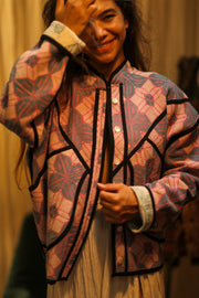 KANTHA JACKET RUBY - sustainably made MOMO NEW YORK sustainable clothing, coatandjacket slow fashion