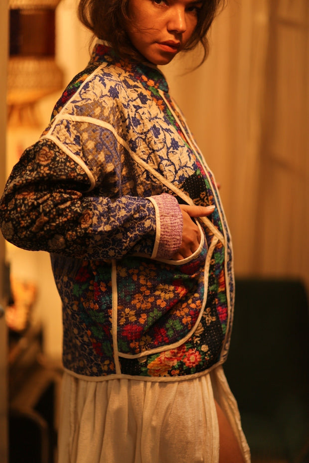 KANTHA JACKET SABI - sustainably made MOMO NEW YORK sustainable clothing, coatandjacket slow fashion