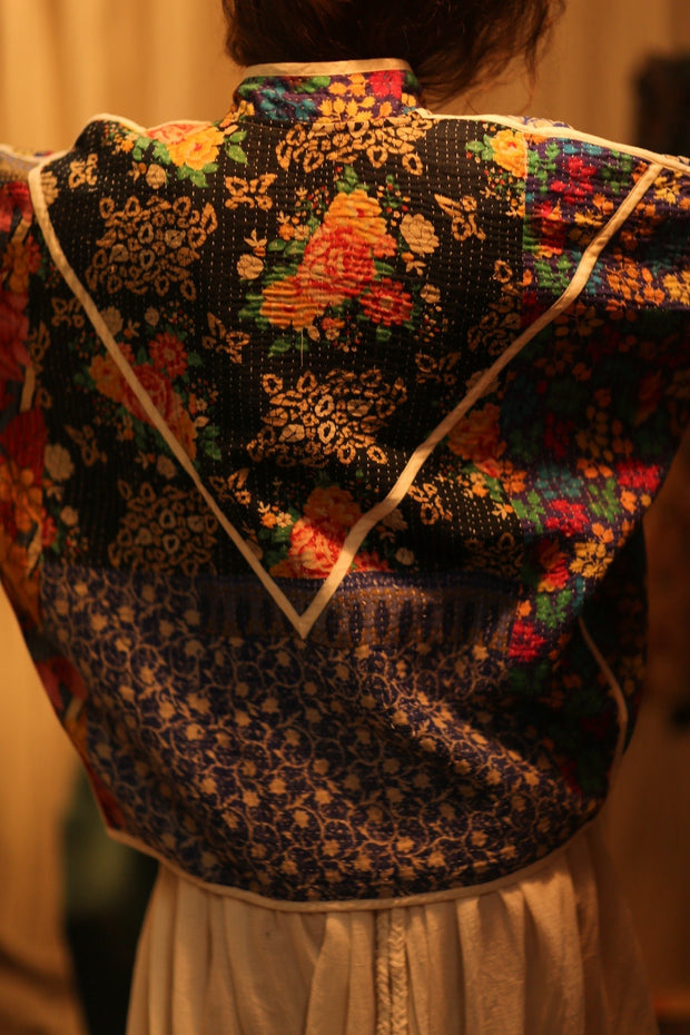 KANTHA JACKET SABI - sustainably made MOMO NEW YORK sustainable clothing, coatandjacket slow fashion