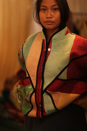 KANTHA JACKET SALEI - sustainably made MOMO NEW YORK sustainable clothing, coatandjacket slow fashion