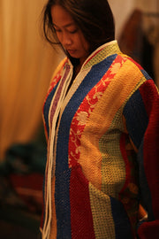 KANTHA JACKET SHEILO - sustainably made MOMO NEW YORK sustainable clothing, coatandjacket slow fashion