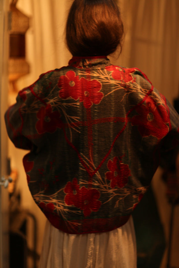 KANTHA JACKET TERRY - sustainably made MOMO NEW YORK sustainable clothing, coatandjacket slow fashion