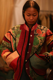 KANTHA JACKET ZINA - sustainably made MOMO NEW YORK sustainable clothing, bestseller slow fashion