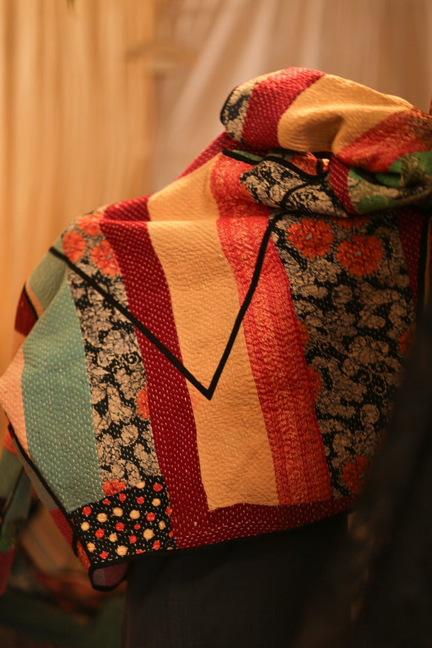 KANTHA JACKET ZINAS - sustainably made MOMO NEW YORK sustainable clothing, coatandjacket slow fashion