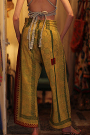 KANTHA PANTS LENA - sustainably made MOMO NEW YORK sustainable clothing, new slow fashion