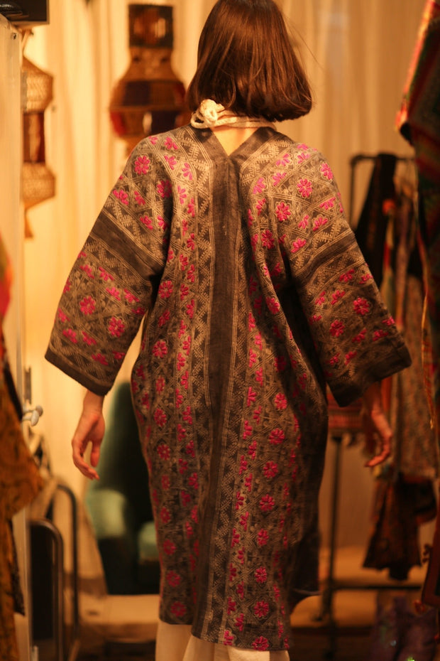 LORNA ARTISAN MADE KIMONO - sustainably made MOMO NEW YORK sustainable clothing, Coat slow fashion