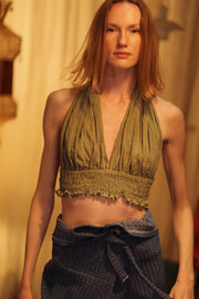 LUKE DENIM FISHERMAN TROUSERS - sustainably made MOMO NEW YORK sustainable clothing, denim slow fashion