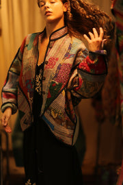 RIKU KANTHA BOMBER JACKET - sustainably made MOMO NEW YORK sustainable clothing, bomber slow fashion