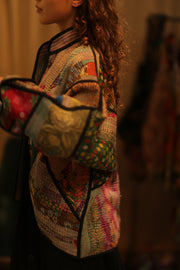 RIKU KANTHA BOMBER JACKET - sustainably made MOMO NEW YORK sustainable clothing, bomber slow fashion