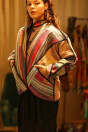 ROBBIE KANTHA BOMBER JACKET - sustainably made MOMO NEW YORK sustainable clothing, bomber slow fashion