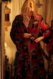 SILK KIMONO ARABIA - sustainably made MOMO NEW YORK sustainable clothing, new slow fashion