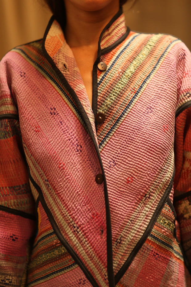 YANIS KANTHA BOMBER JACKET - sustainably made MOMO NEW YORK sustainable clothing, bomber slow fashion