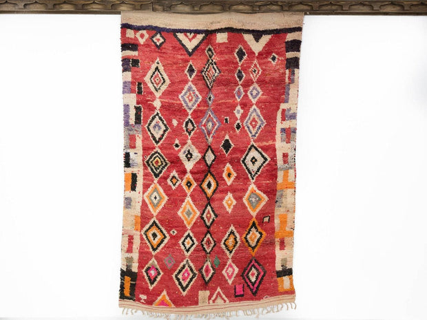 Azilal rug size 8.72 ft x 5.11 ft, berber, Moroccan, beni ourain, Azilal , boujaad, beni mguild, kilim, handira - sustainably made MOMO NEW YORK sustainable clothing, rug slow fashion