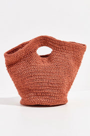 CALI CROCHET CLUTCH BAG - sustainably made MOMO NEW YORK sustainable clothing, crochet slow fashion