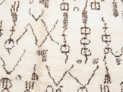 Creme Berber Moroccan Azilal Rug Size 7.87 ft x 5.05 ft - sustainably made MOMO NEW YORK sustainable clothing, rug slow fashion