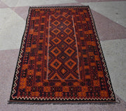 Handmade Rug, Afghan Rug, Vintage Rug ,Turkmen Rug, Kilim rug, Afghan kilem Rug ,Antique Rug ,Area Rug, Oriental Rug - sustainably made MOMO NEW YORK sustainable clothing, rug slow fashion